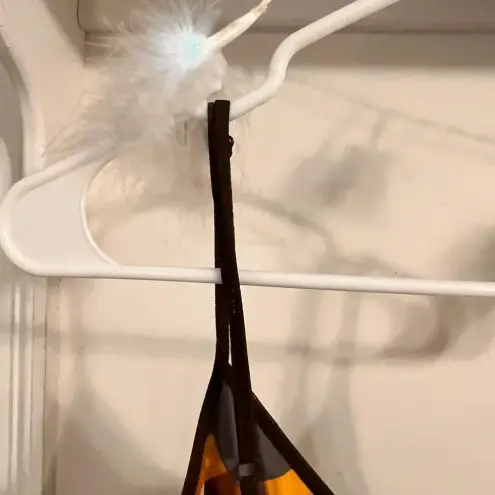 Fossil FINAL
PRICE  Brown Mesh Geometric Printed Dress