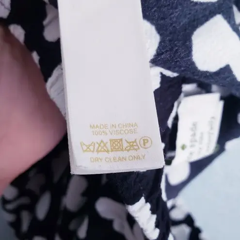 Kate Spade  Black and White Dancing Hearts Ria Pants