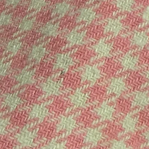 &merci Pink Houndstooth Mini Skort with Buttons M