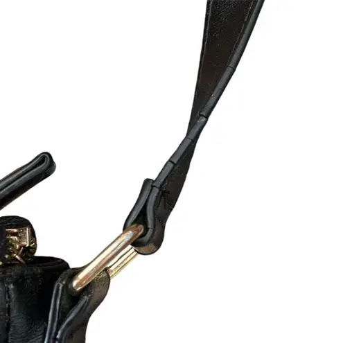 Valentino di Mario Spa Women's Black Leather Crossbody Bag