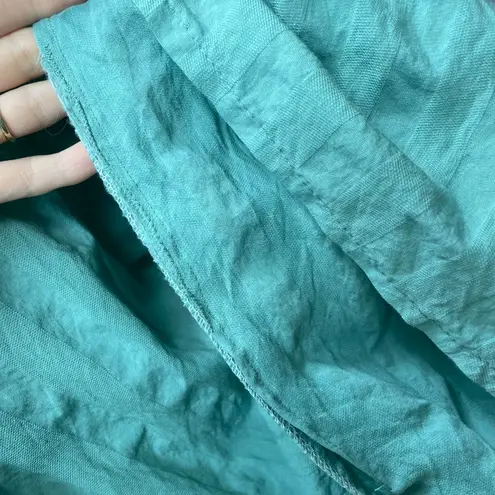 Handmade Kaftan Dress Light Green Kuwait Women Maxi Textured Fabric Pattern Trim