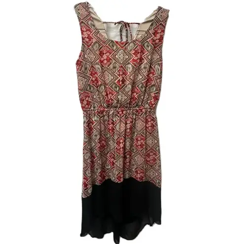 Sweet Storm Sweet Storm Aztec Geometric Print Dress Size Small