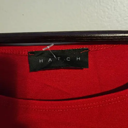 Hatch Dress Red T