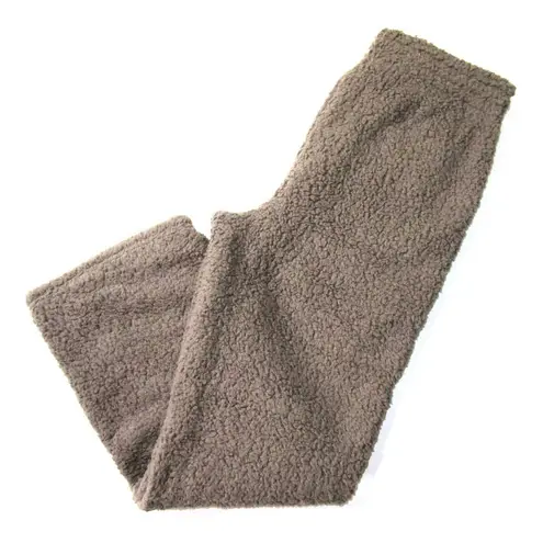 SKIMS NWT Teddy Track in Amethyst Cozy Knit Bouclé High Pile Fleece Pants L