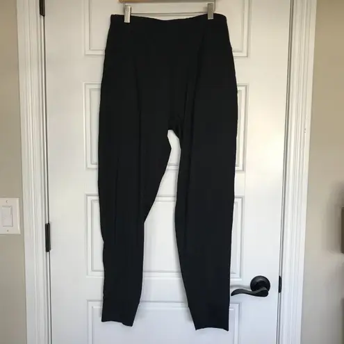 Dragon Fit Black Joggers Womens Large Pockets High Waist Workout Yoga Tapered