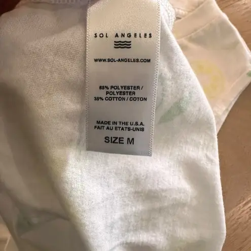 Sol Angeles lemonada tank with lemon print size medium