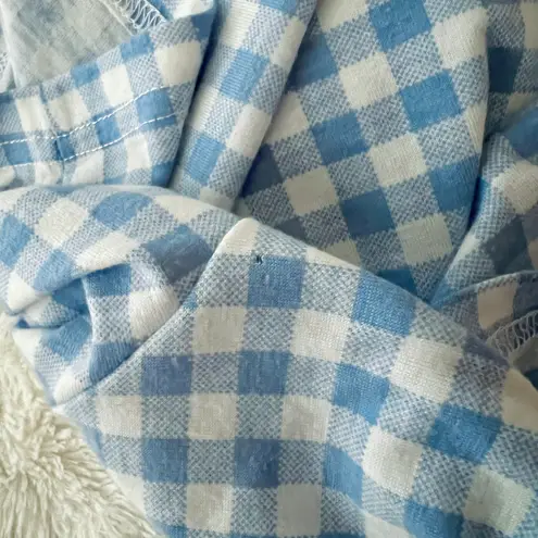 Gingham Shorts Blue Size XS