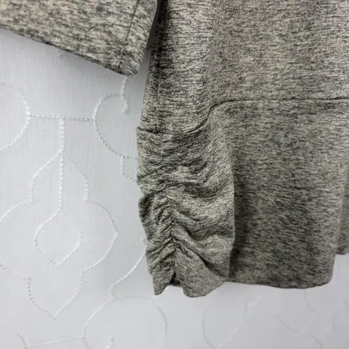 Fortune + Ivy Womens Top Size M Heather Gray Stitch Fix Cinched Long Sleeve