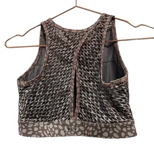 Peloton x WITH Womens Pebblestone Sports bra Size L