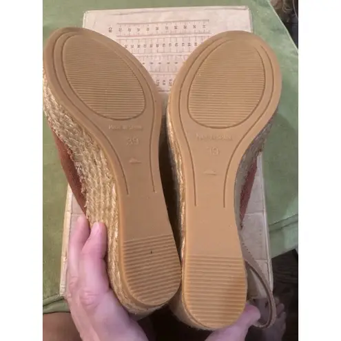 Toni Pons 'Lugano' Espadrille Wedge Sandal (Women) Brandy Size 39 US 8