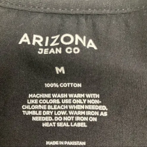 Arizona Jeans ARIZONA, Women’s Long Sleeve Shirt, Black, 100% Cotton, Size Medium