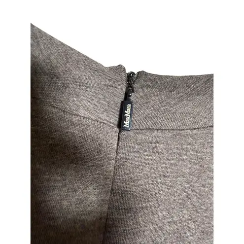 NWT MaxMara Virgin Wool Wrap Dress – Women’s Size 4 Brown
