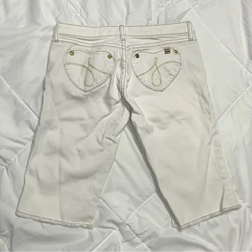 Juicy Couture Vintage  White Bermuda Jeans