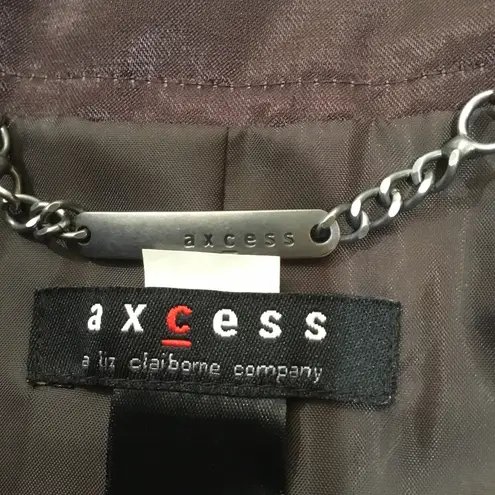 Axcess Long Lightweight Overcoat Purple Size 14