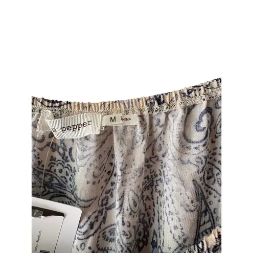 Blu Pepper  Printed Romper Medium - Image 4