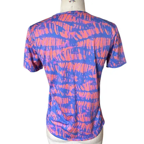 Janji Women's Run All Day Short Sleeve Tee Size Small Orange