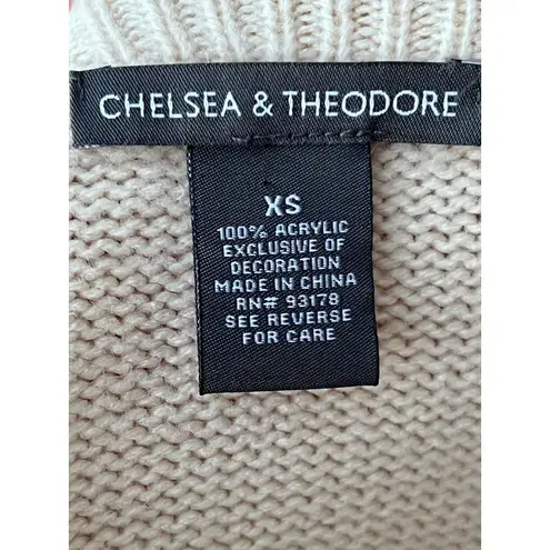 Super Cute Chelsea & Theodore Whimsical Penguin Sweater XS EUC Gray