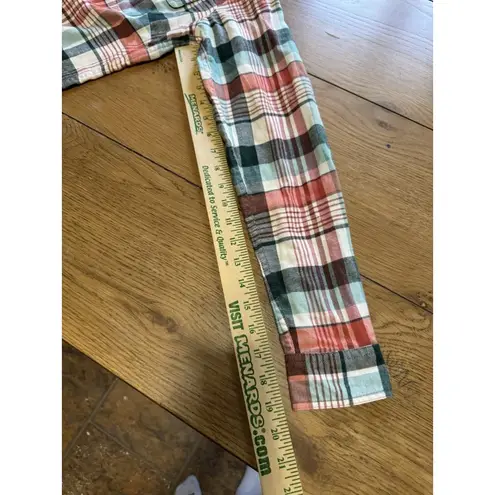 North Crest Women Plaid Flannel Size Small Long Sleeve Button Up Shirt Cabincore