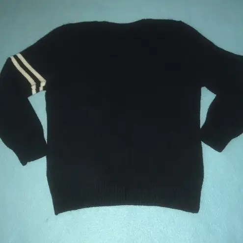 Hollister  varsity style button up cardigan navy and white H patch detail size S - Image 2