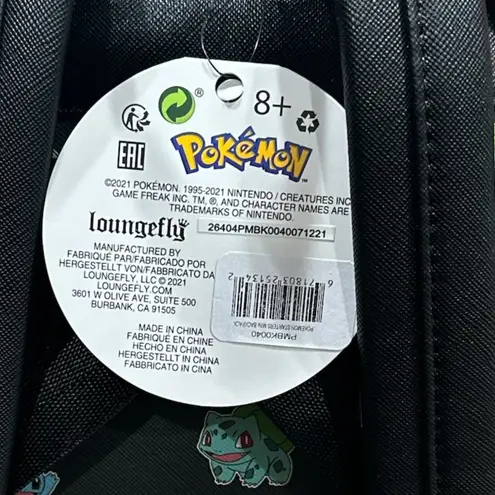 Lounge Fly Pokemon Starters Mini Backpack With Front Zippered Pouch NEW WITH TAGS