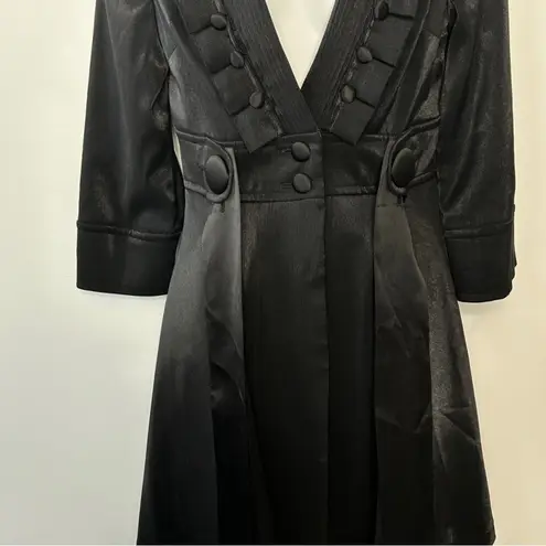 PLASTIC ISLAND Jacket Coat Womens Size Small Steampunk Cosplay Costume Gothic Black