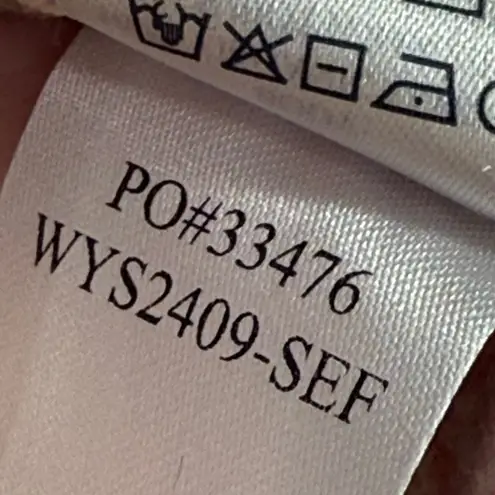 Faherty Doug Good Feather Artist Series Women's slub pullover cotton Sweater spr Green Size M