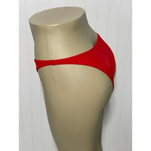 Solid & Striped x Re/Done The Hollywood Swim Cheeky Bikini Bottom Red Medium