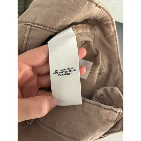 Bagatelle Collection Wide Leg Pants Womens 8 Crop Tan High Rise City Modern