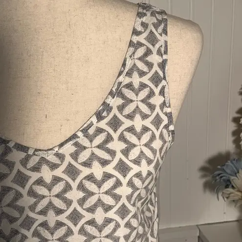 gilligan and o'malley  Mixed Gray Print Sleeveless Lounge Sleep Top