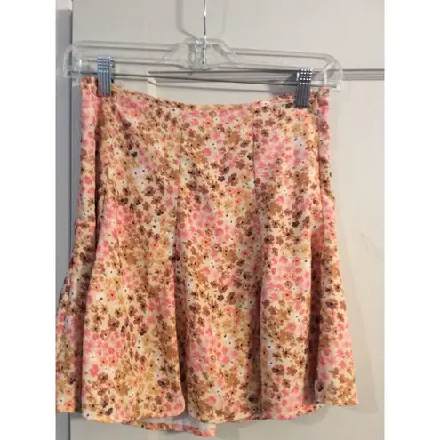 Full Tilt Floral Mini Skirt Swing Medium  Womens