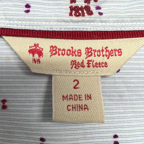 Brooks Brothers Dotted Fabric Shirt 2 Office Career Formal Quiet Luxury Capsule