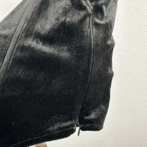 ASTR The Label Black Velvet Bustier Corset Top L Adjustable Straps Romantic NWT Size L