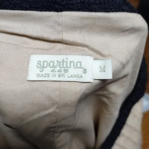 Spartina 449 Chic Cream and Black Buttoned Dress