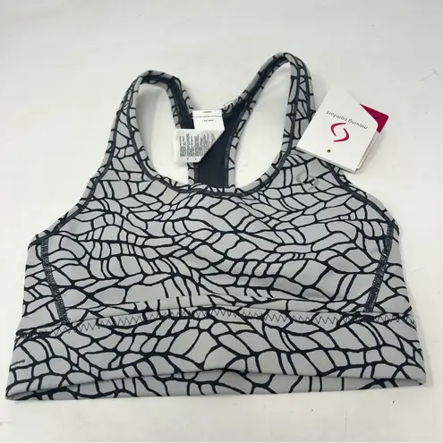 Moving Comfort Switch it up Racer sports bra in Sterling Woven size XS NWT