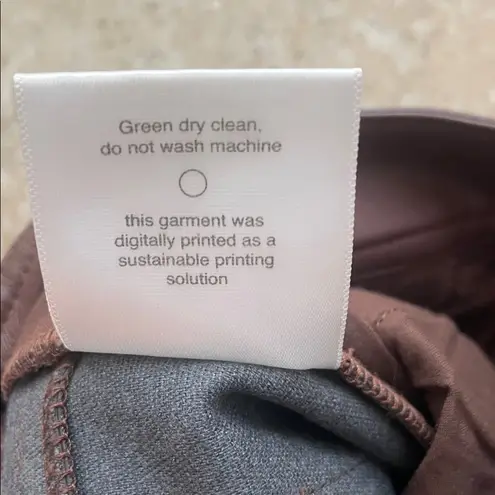 Miaou Chocolate Brown Junior Vegan Leather Pants Size M