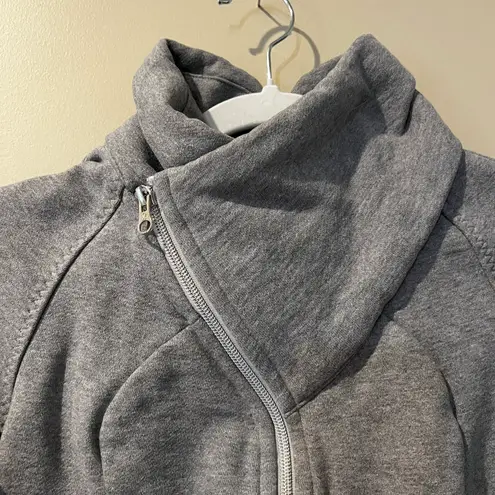 Lululemon cozy Cuddle Up Jacket Women’s 4 Grey Full Zip