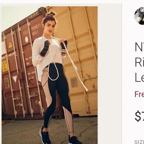 Free People FP Movement by FP Hardio Cardio 3 piece set in Black/ Noir sz medium NWT - Image 5