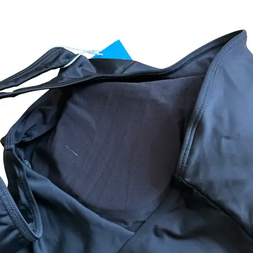 NWT Evolyline Asymmetric Black Swimsuit One Shoulder XXL Minimalist Resort