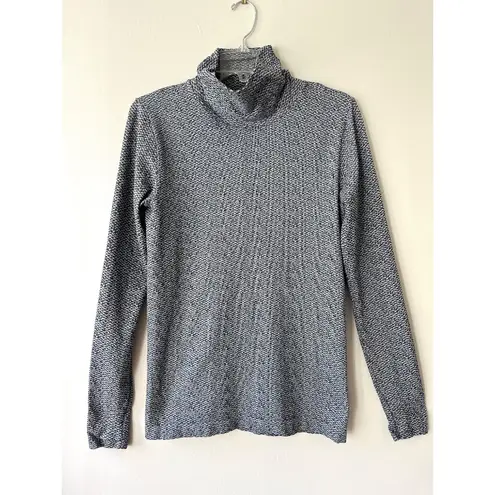 Athleta ‎ Sz M Flurry Peak UPF 50 Top Turtleneck Base Layer Gray Blouse thumbnail 2