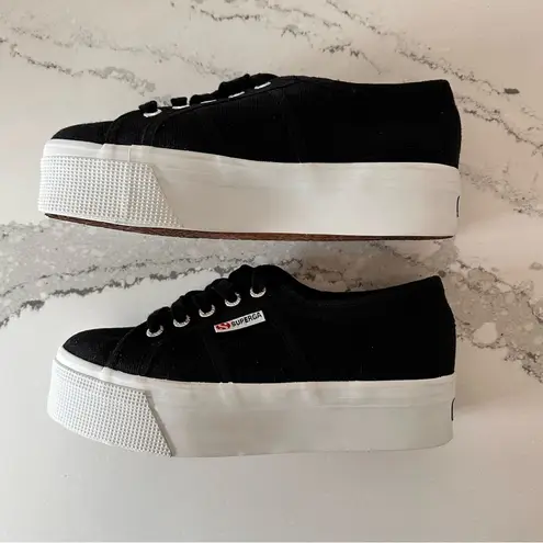 Superga  2790 Black Platform Sneakers