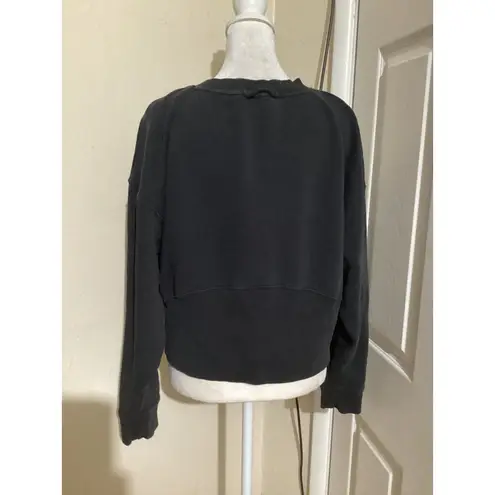 JoyLab Sweatshirt Womens Medium Cropped Crewneck Pullover Lounge Athleisure
