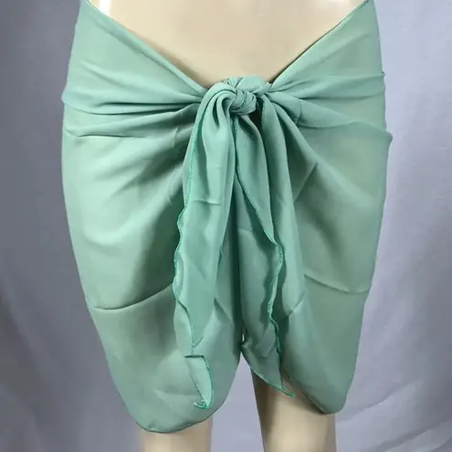Zuliana Mint green beach coverup/sarong Size undefined