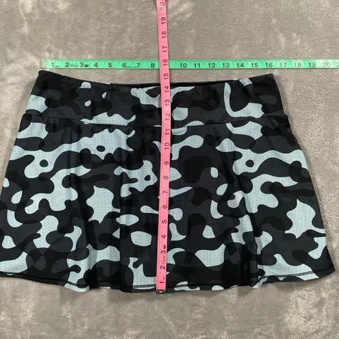 Queen of the Court Skort XL Camo Tennis Pickleball Athleisure Sporty Outdoor Black