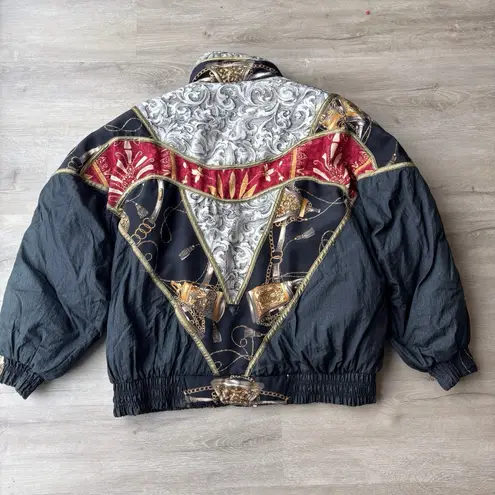 Gallery 90s VTG Puffy Down Bomber Jacket L Oversized Baroque Hip Hop Ski