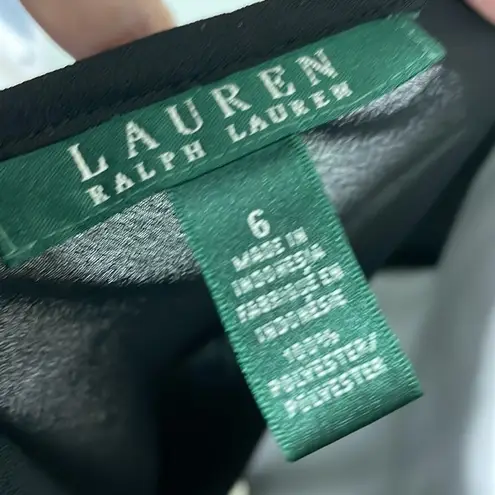 Ralph Lauren  sheer black gown