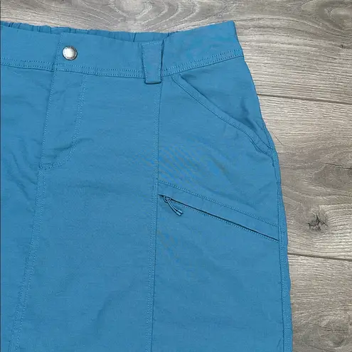 Duluth Dry On The Fly Mid Rise Hiking Casual Skirt Skort Blue Size 14