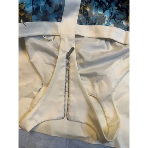 Karen Millen Karen Millen Floral Print Halter Dress UK 8 US 4 Fit & Flare Sleeveless