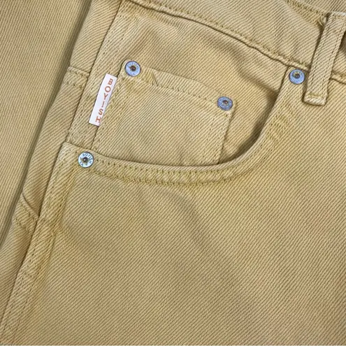 BOYISH Straight Ankle Jean Women 26 Gold Rust High Rise Cottage Classic City NWT