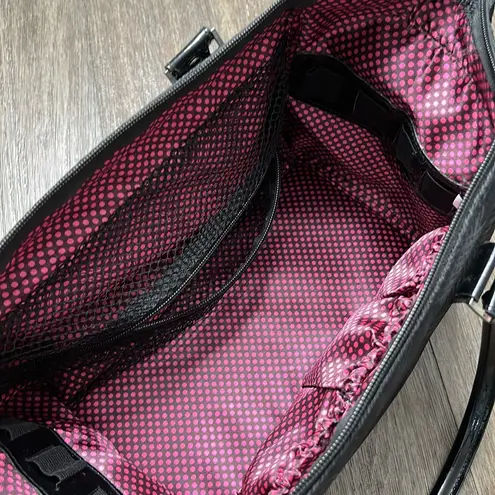 CABOODLES Envy Travel Tote Womens Medium Black Makeup Case Organizer Black