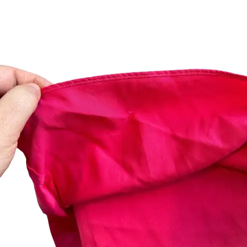 Mac Duggal NEW Sequin Embellished V Neck Sleeveless High Slit Gown Red Pink 8